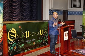 Once Upon A View banner George Helou speech